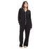 Women summer pajama set Black buttoned shirt + Pants